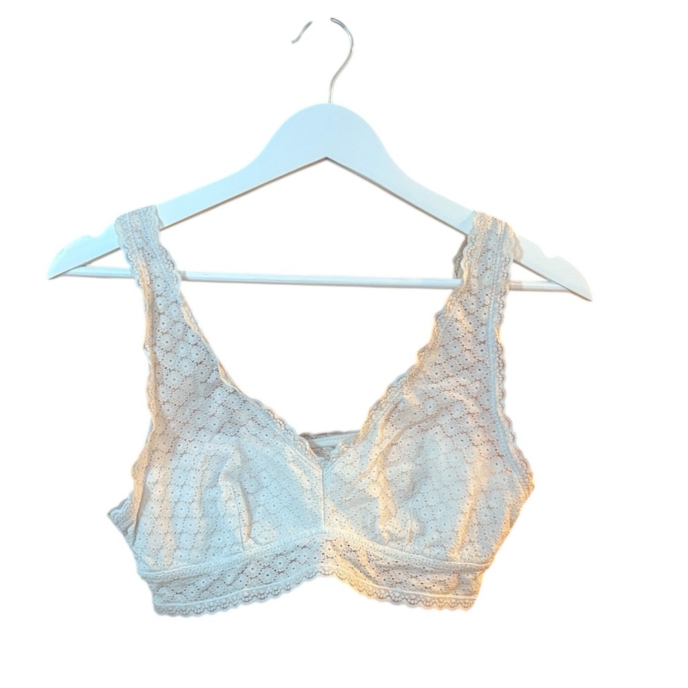 Aerie Size Medium White Lace Bralette